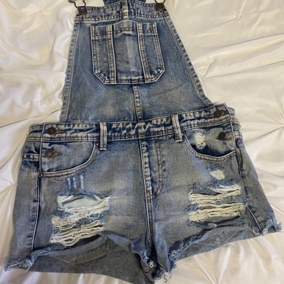 Jean short overalls - Picture 2 of 6